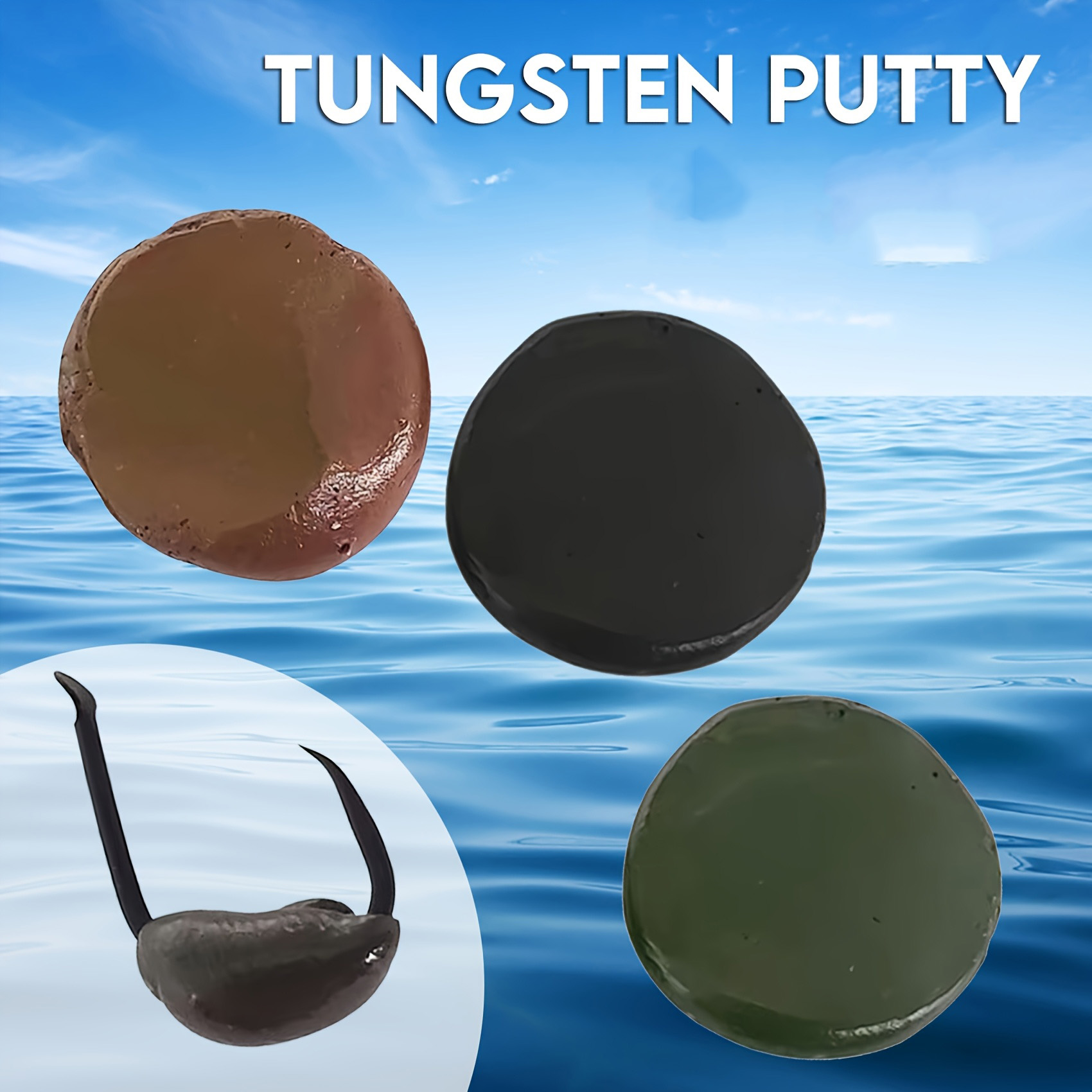Fishing Lure Accessories - 텅스텐 퍼티 0.5oz(15g) 티카 스포츠 1개/3개