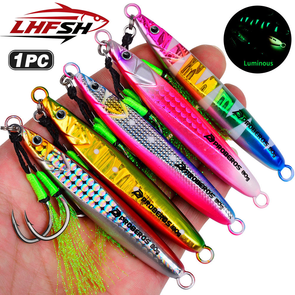 Fishing Lure Buzzbait - LHFSH 발광 금속 지그 낚시 루어