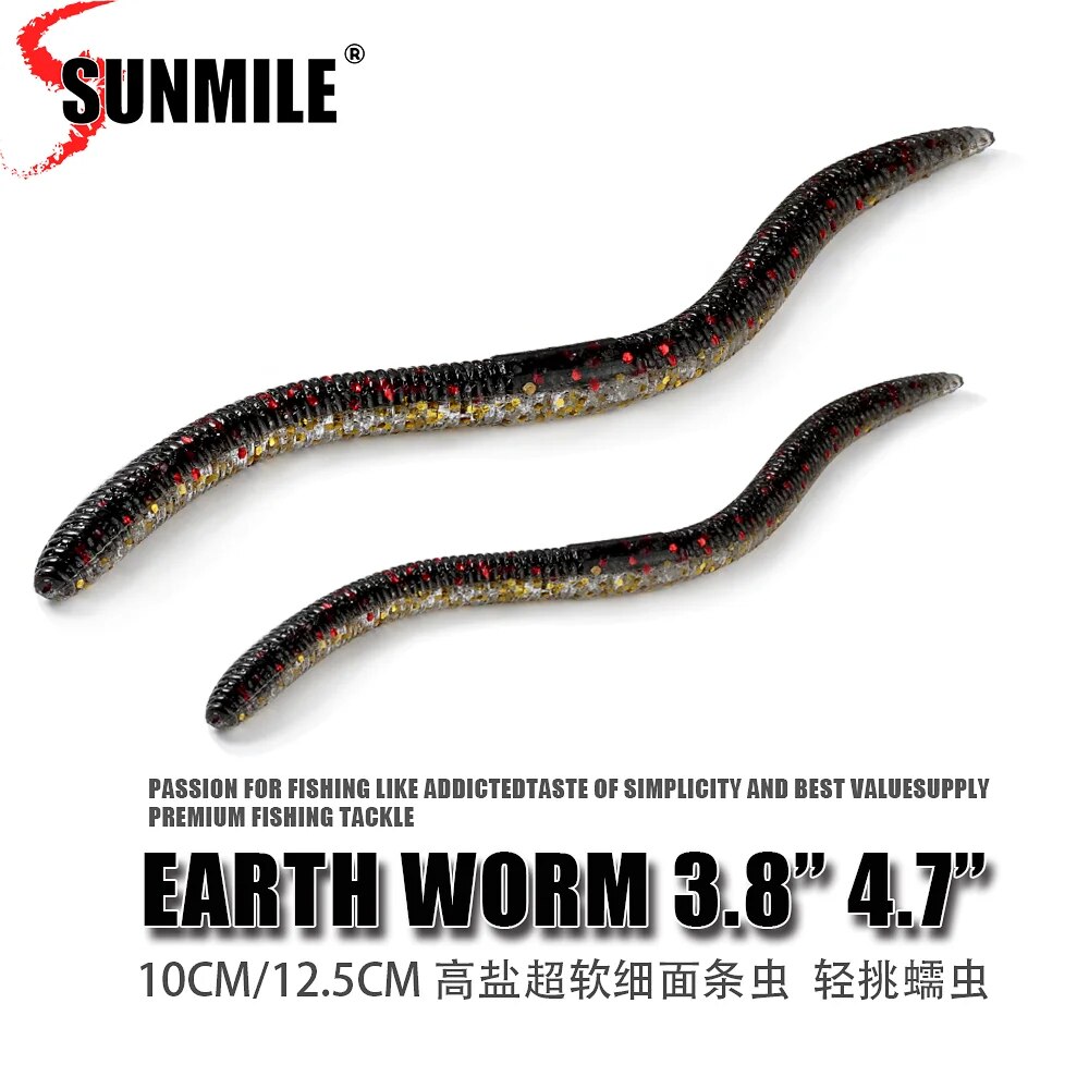 Fishing Lure Soft Plastic - SUNMILE 소프트 낚시 Lure10cm12.5cm Senko 웜