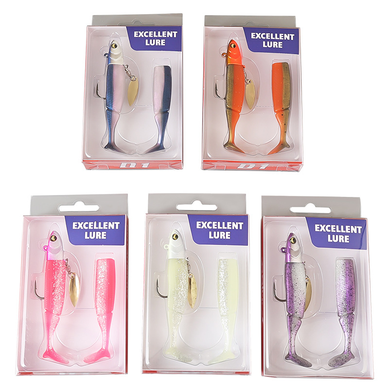 Fishing Lure Blade Bait - 1개입 소프트 스윔베이트 낚시 루어 세트