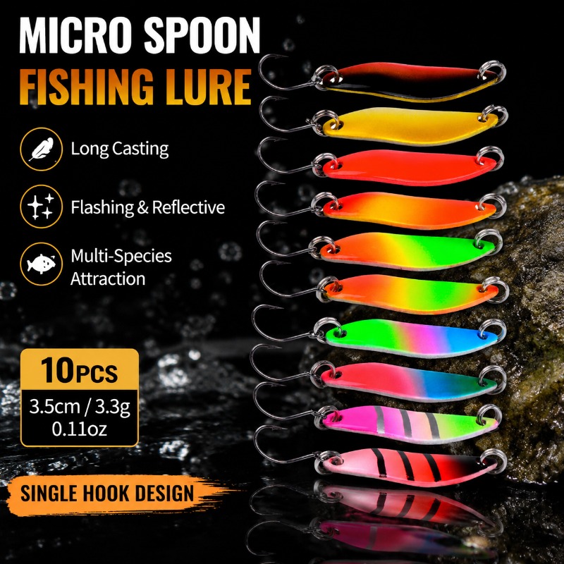 Fishing Lure Blade Bait - 마이크로 낚시 루어 금속 스푼 베이트