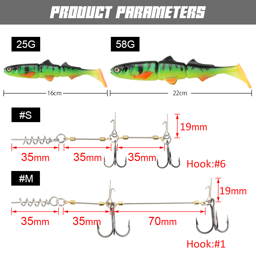스핀폴러 파이크 스팅어 리그 훅 시스템 (3D 스윔베이 - Fishing Lure Jerkbait 리뷰 및 가격