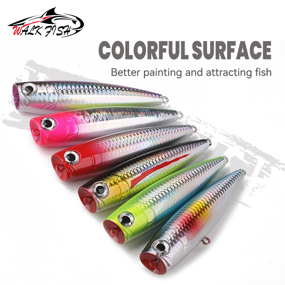 WALK FISH 1Pcs 110mm 25g 플로팅 포 - Fishing Lure Popper 리뷰 및 가격