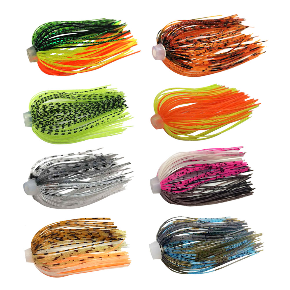 5 개/몫 88 가닥 64mm 실리콘 스커트 탄성 구멍 - Fishing Lure Spinnerbait 리뷰 및 가격