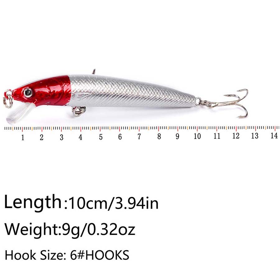 10PCS Jerkbait Minnow Swimbait - Fishing Lure Crankbait 리뷰 및 가격