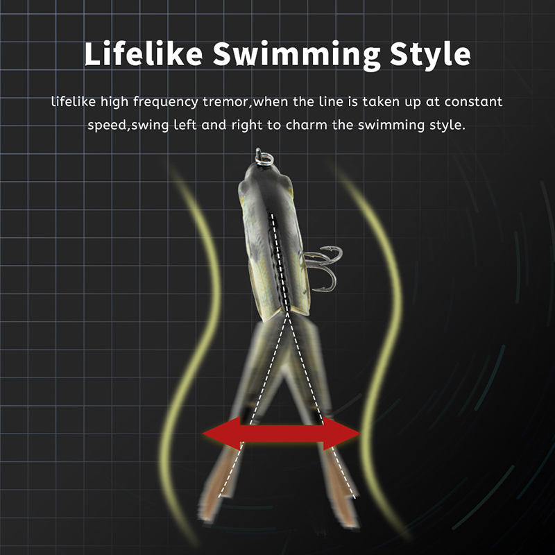 13cm/33g 바이오닉 2단 헤어리 테일 플라스틱 루 - Fishing Lure Popper 리뷰 및 가격