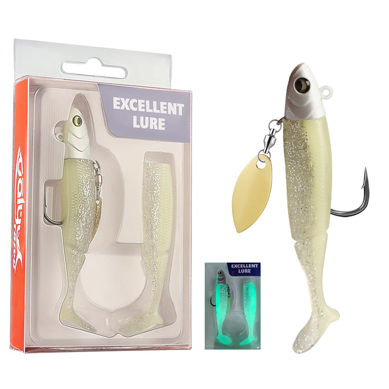 1개입 소프트 스윔베이트 낚시 루어 세트 (스피너 블레 - Fishing Lure Blade Bait 리뷰 및 가격