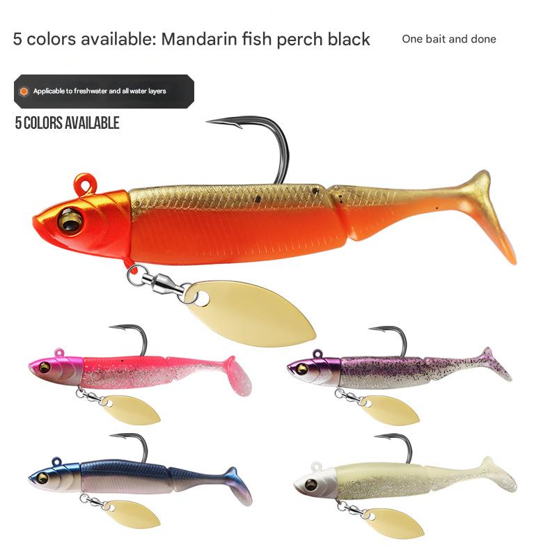 1개입 소프트 스윔베이트 낚시 루어 세트 (스피너 블레 - Fishing Lure Blade Bait 리뷰 및 가격