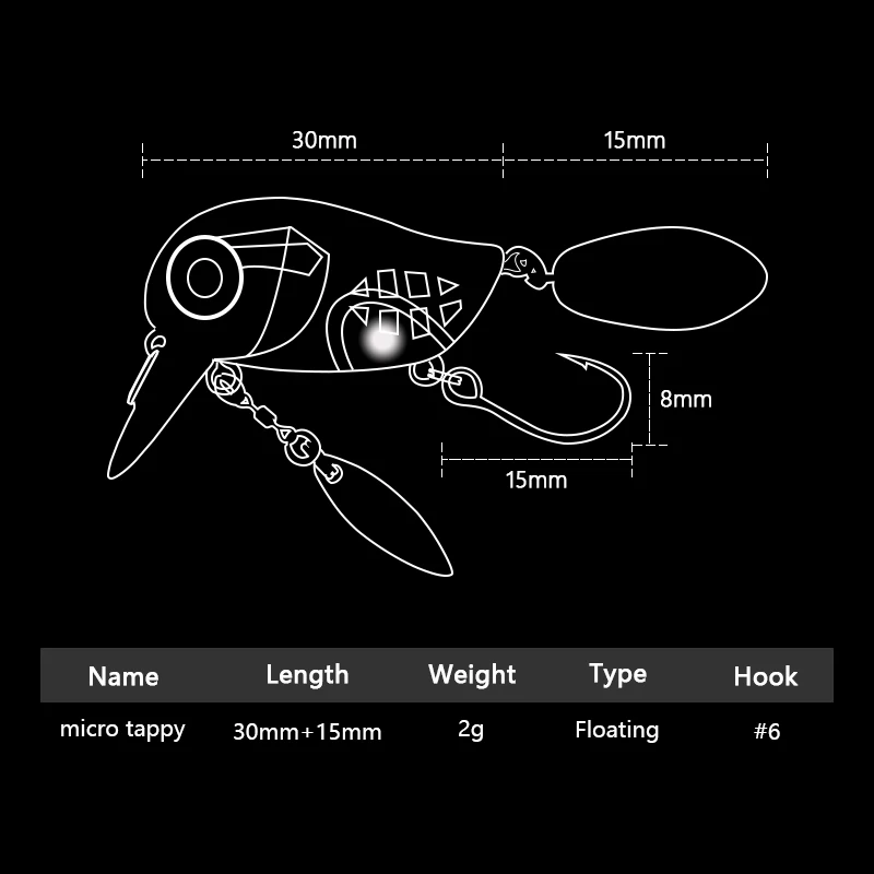 플로팅 마이크로 크랭크베이트, 인공 표면 웨이크 미끼, - Fishing Lure Crankbait 리뷰 및 가격