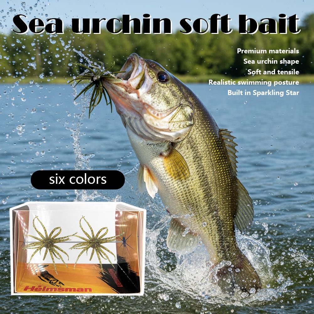 플로팅 TPR 성게 모양 스파이키 볼 소프트 루어 실리 - Fishing Lure Swimbait 리뷰 및 가격