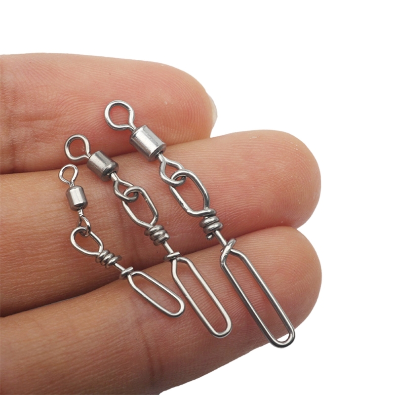 20 개의 고강도 롤링 볼 베어링 스냅 낚시 배럴 스위 - Fishing Lure Kit 리뷰 및 가격