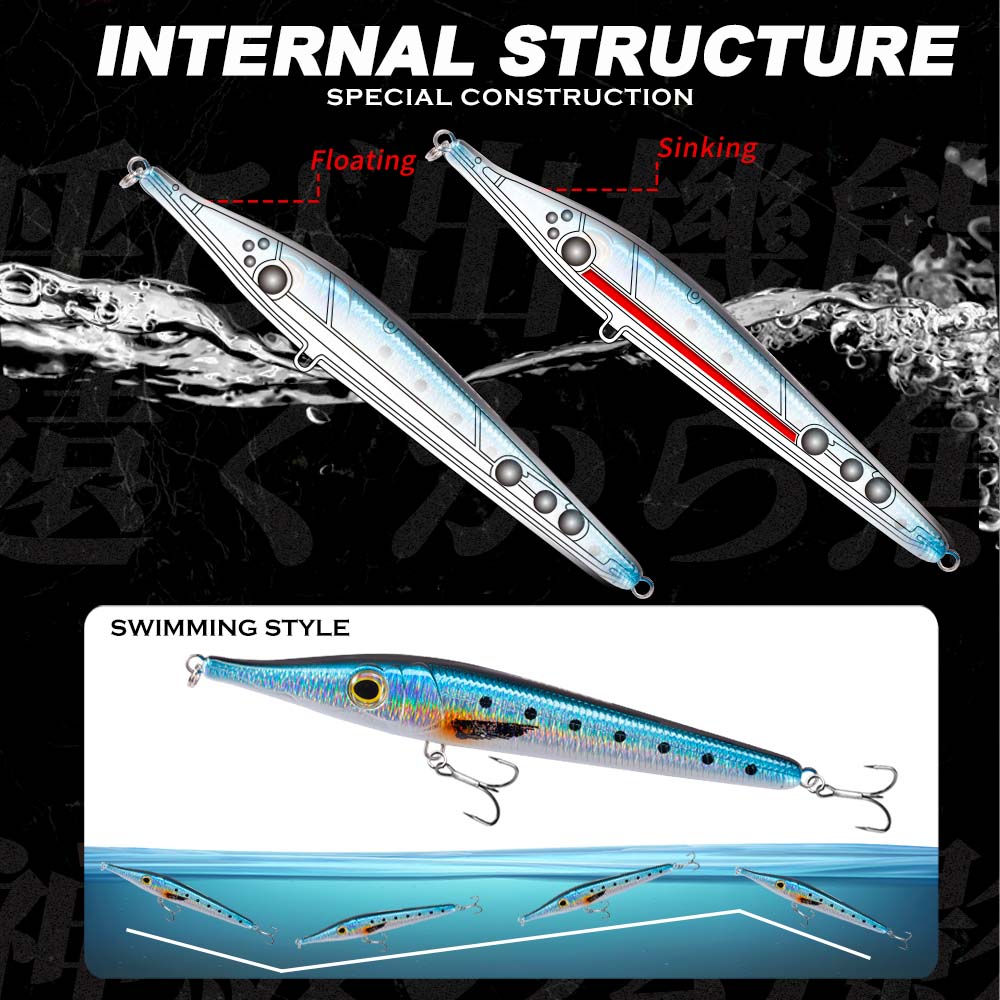 헌트하우스 니들 자르가나 146mm 35/19g 펜슬  - Fishing Lure Buzzbait 리뷰 및 가격
