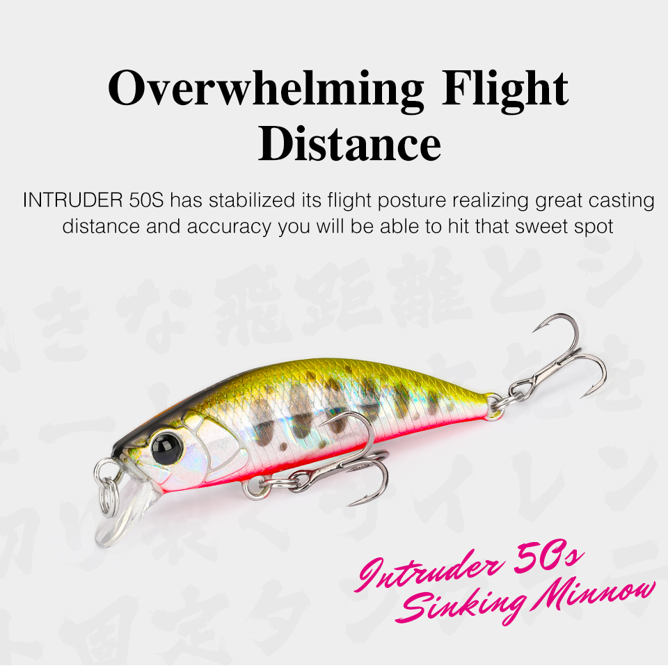 TSURINOYA 50S 새로운 색상 5cm 5g 싱킹 - Fishing Lure Jerkbait 리뷰 및 가격