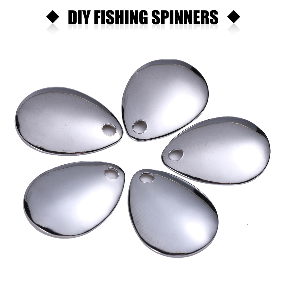 50개입 낚시 스피너 베이트, 부드러운 낚시 스피너 스 - Fishing Lure Blade Bait 리뷰 및 가격