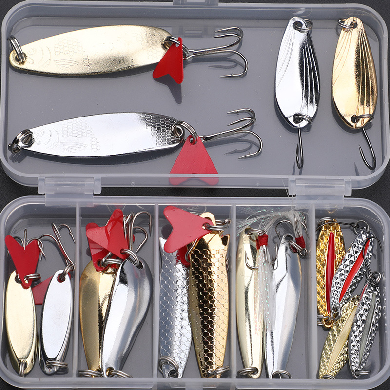 낚시 루어 키트 16종 세트 트롤링 지깅 루어 금속 스 - Fishing Lure Spinnerbait 리뷰 및 가격