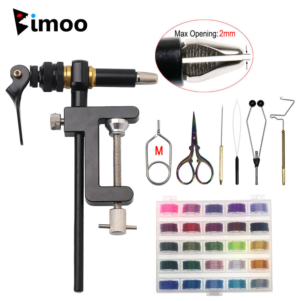 Bimoo-360 ° 회전 C-클램프 플라이 타이 바이 - Fishing Lure Jig 리뷰 및 가격