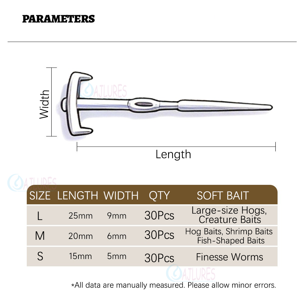 30개 네코 키퍼 소프트 베이트 키퍼 핀 재사용 가능한 - Fishing Lure Soft Plastic 리뷰 및 가격