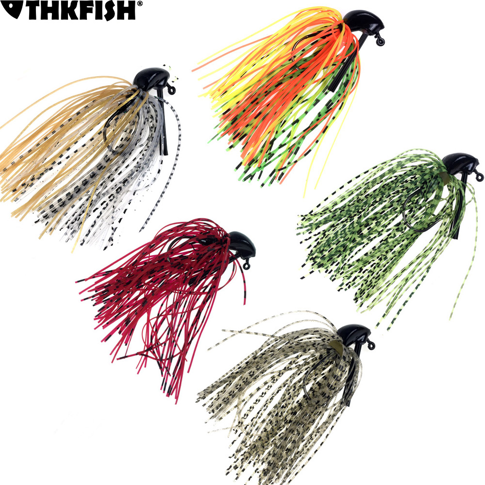 THKFISH 5pcs 지그 낚시 미끼 와이어 미끼 7 - Fishing Lure Buzzbait 리뷰 및 가격