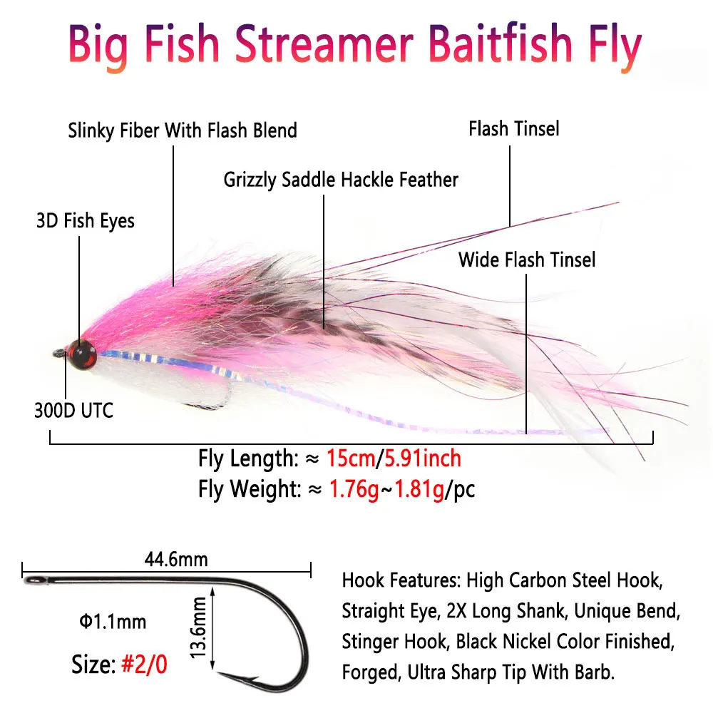 비무 # 2/0 15cm/5.91inch 빅 스 트리머 - Fishing Lure Spinnerbait 리뷰 및 가격