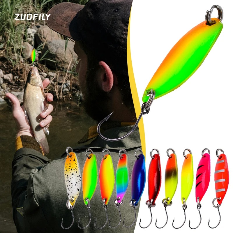마이크로 낚시 루어 금속 스푼 베이트 3cm 3.5cm - Fishing Lure Blade Bait 리뷰 및 가격