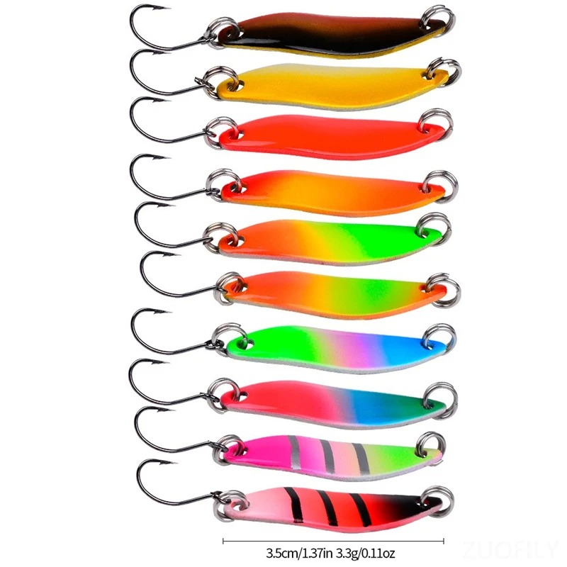 마이크로 낚시 루어 금속 스푼 베이트 3cm 3.5cm - Fishing Lure Blade Bait 리뷰 및 가격