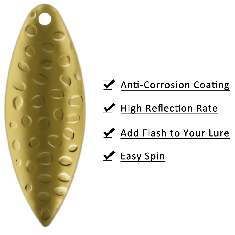 50Pcs 낚시 미끼 스피너 블레이드 금속 스푼 미끼  - Fishing Lure Buzzbait 리뷰 및 가격