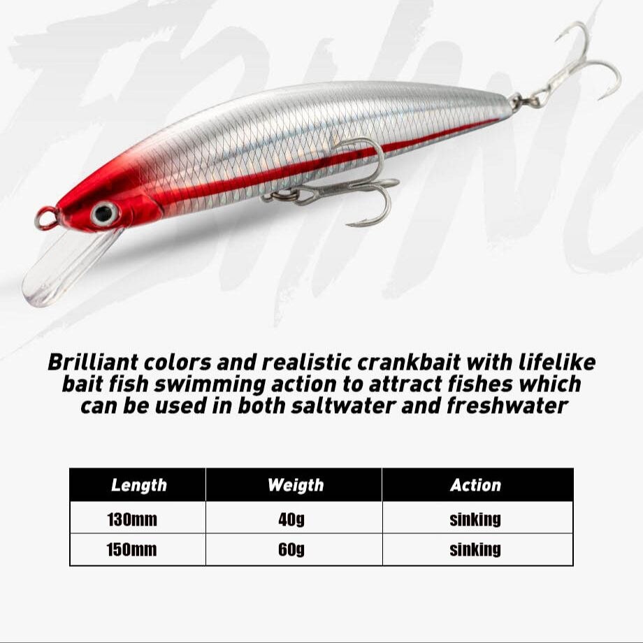 싱킹 미노우 무게추 시스템 낚시 루어, 하드 루어 페스 - Fishing Lure Crankbait 리뷰 및 가격