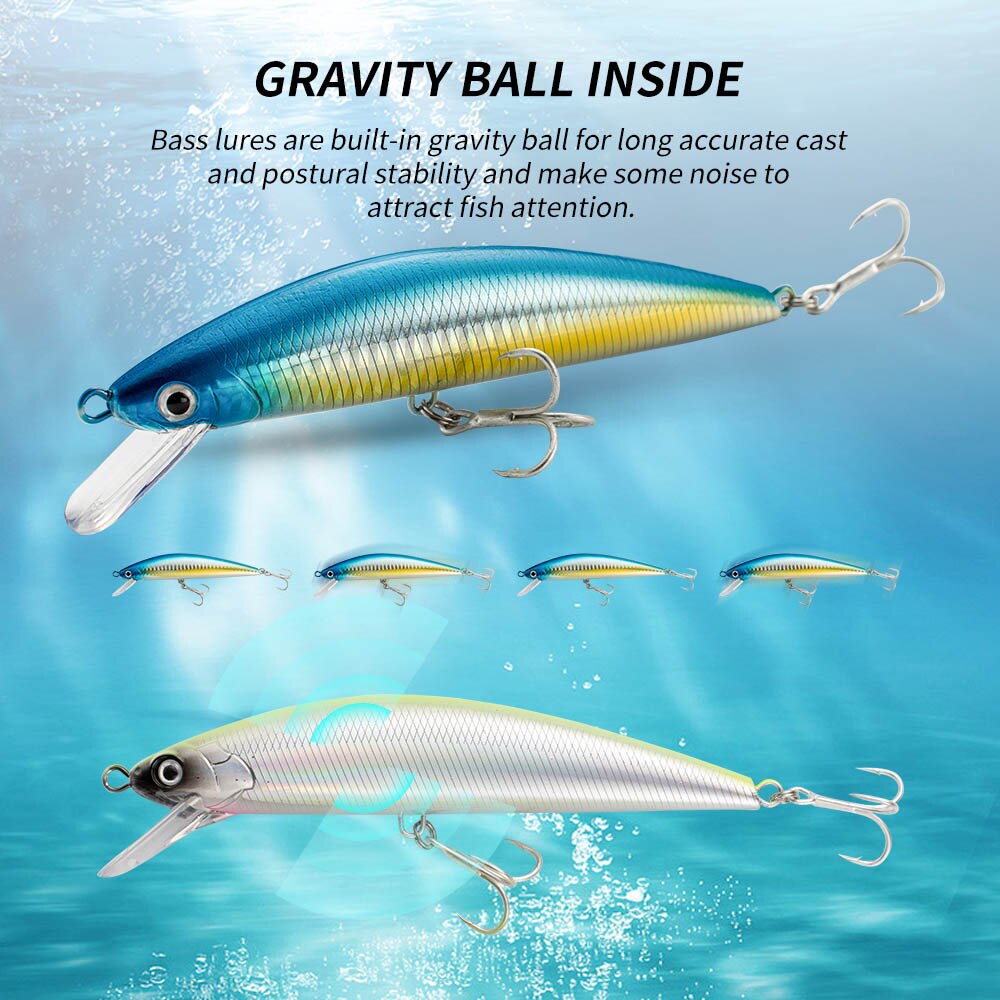 싱킹 미노우 무게추 시스템 낚시 루어, 하드 루어 페스 - Fishing Lure Crankbait 리뷰 및 가격
