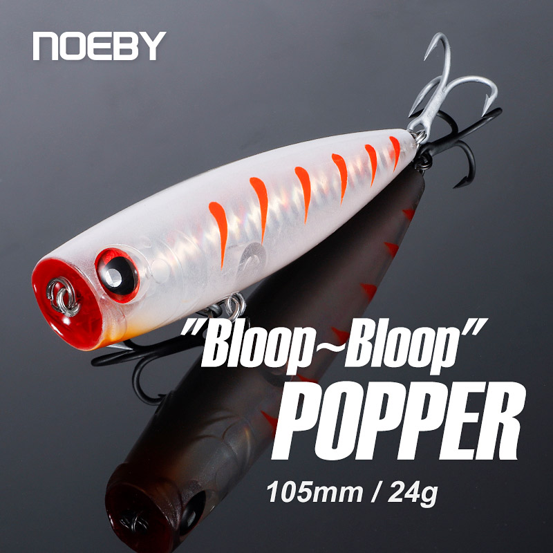 Noeby 105mm 24g 탑워터 포퍼 낚시 미끼 W - Fishing Lure Popper 리뷰 및 가격