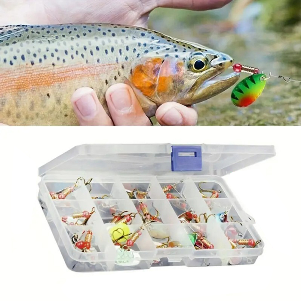 30개 금속 스푼 스피너 낚시 루어 트레블 훅 스푼베이 - Fishing Lure Spinner 리뷰 및 가격