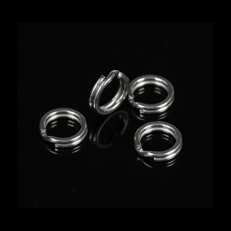 200개 5가지 사이즈 고강도 스테인리스 스틸 스플릿  - Fishing Lure Accessories 리뷰 및 가격